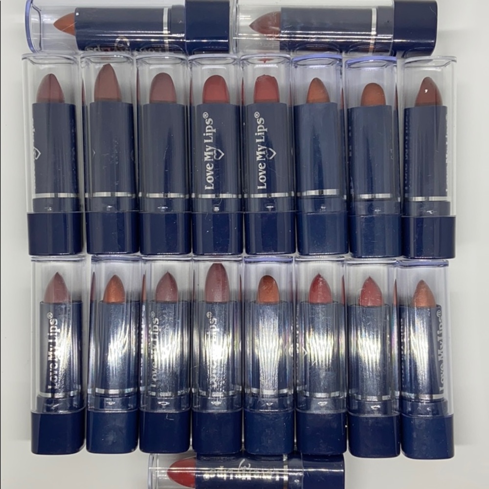 19 Love My Lips Frosted Lipstick Bulk Bundle Lot